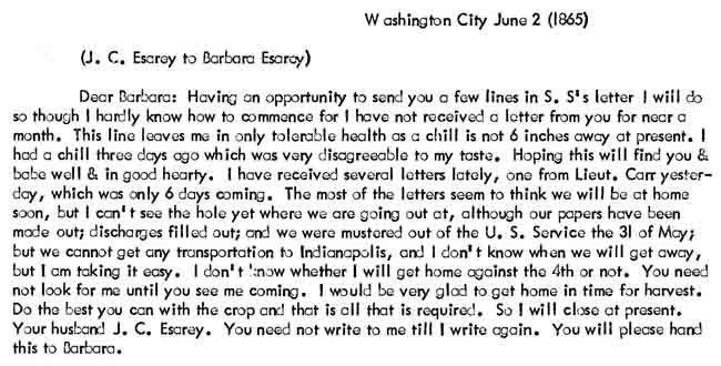 June 2, 1865 letter